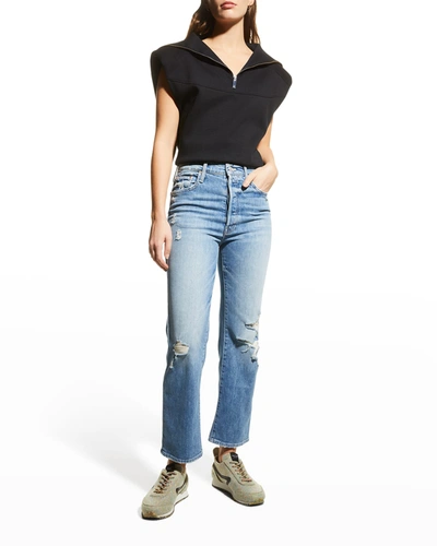 Shop Mother The Rambler Ankle Jeans In Holy Melancholy