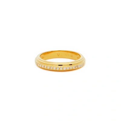 Shop V By Laura Vann Neve 18kt Gold-plated Ring
