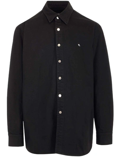 Raf Simons Big Fit Denim Shirt Black | ModeSens