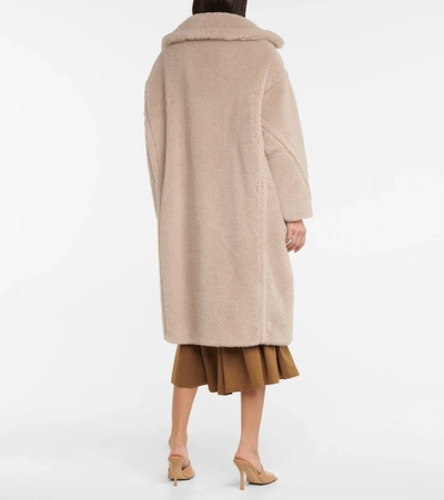 Shop Max Mara Tedgirl Alpaca-blend Coat In Cacha