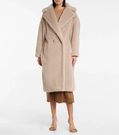 Shop Max Mara Tedgirl Alpaca-blend Coat In Cacha
