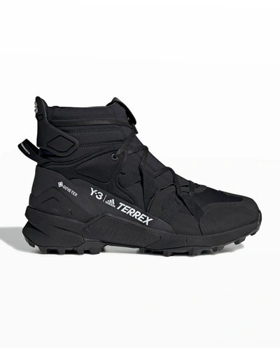 Shop Y-3 Men's Terrex Swift R3 Gore-tex Hiking Sneakers In Black