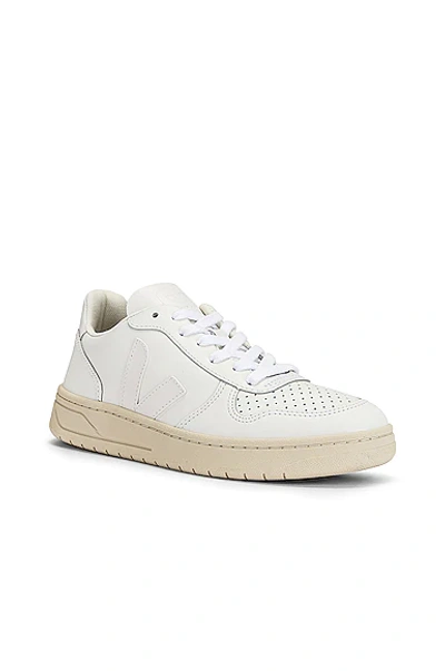 Shop Veja V-10 Sneaker In Extra White