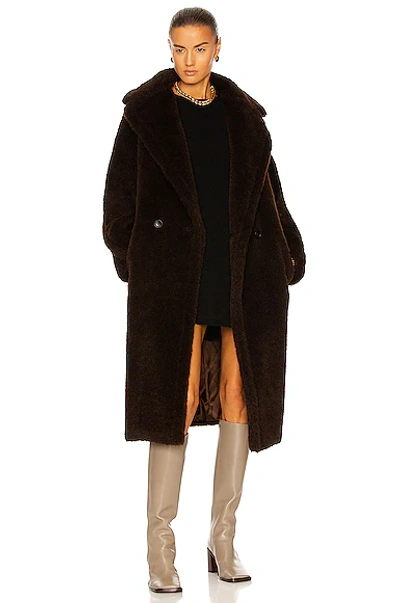 Shop Max Mara Tedgirl Coat In Brown