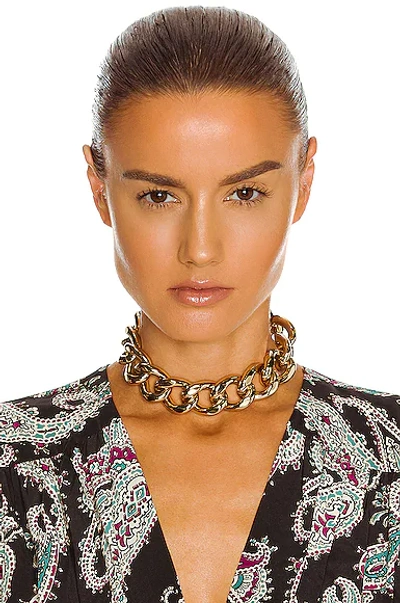 Shop Isabel Marant Links Choker In Dore