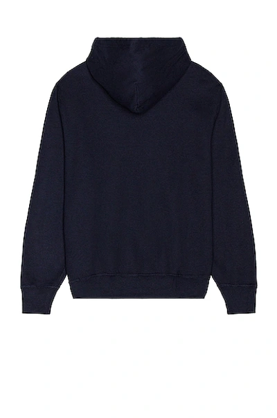 Shop Polo Ralph Lauren Fleece Hoodie In Cruise Navy