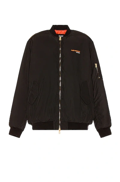 Raf Simons Synchronicity Oversized Padded Jacket In Black