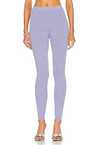 Shop Givenchy All Over 4g Legging In Lilac