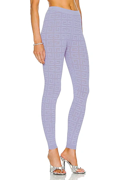 Shop Givenchy All Over 4g Legging In Lilac