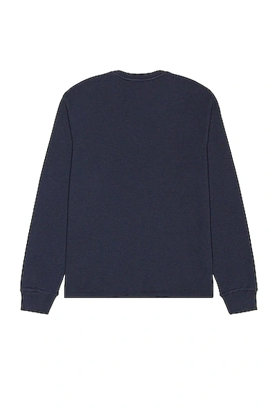 Shop Frame L/s Duofold In Navy