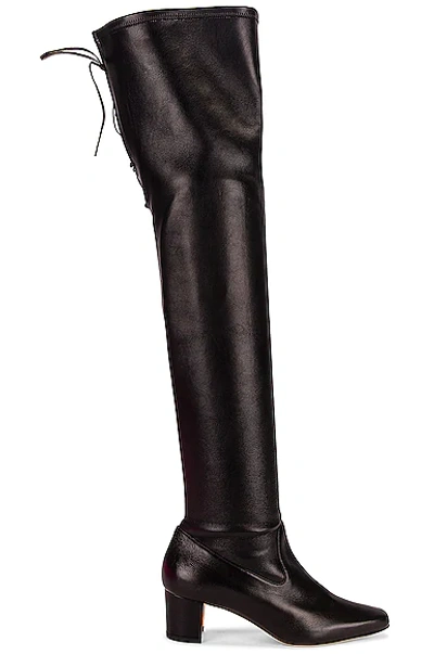 Shop Manolo Blahnik Giovannanu 50 Boot In Black