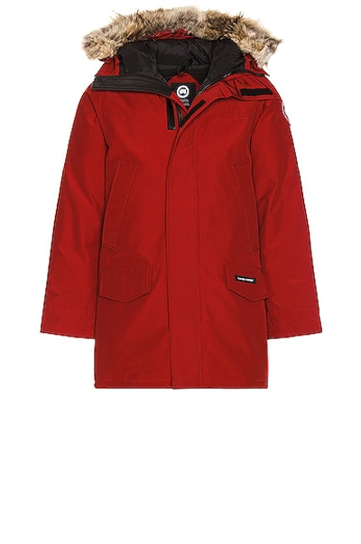 Shop Canada Goose Langford Parka In Red Maple