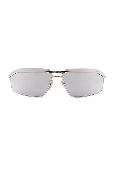 Shop Balenciaga Bb0139s Sunglasses In N,a