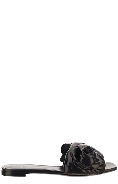 Shop Valentino Atelier 03 Rose Sandals In Black