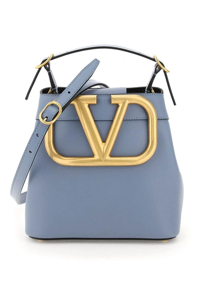 VALENTINO Supervee Leather Top Handle Bag for Women