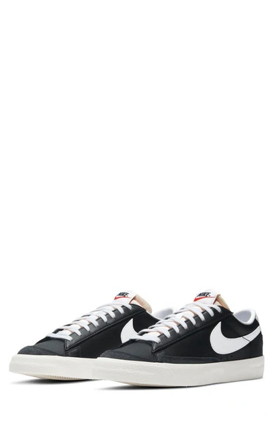 Shop Nike Blazer Low '77 Sneaker In Black/ White
