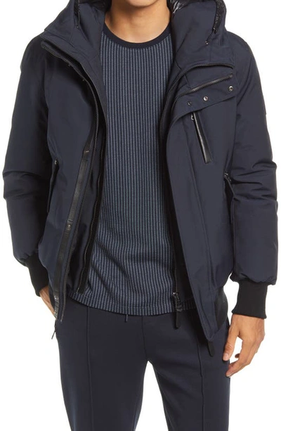 Shop Mackage Dixon Down Jacket In Navy