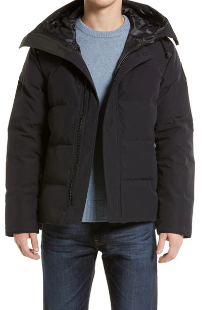 Shop Canada Goose Macmillan Water Resistant 625 Fill Power Down Parka In Navy - Marine