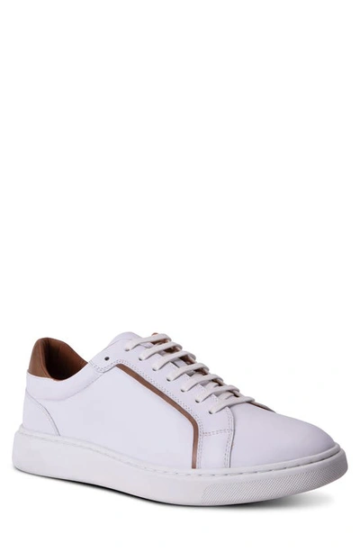 Shop Gordon Rush Devon Sneaker In White/ Tan