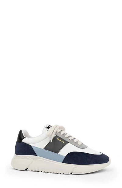 Shop Axel Arigato Genesis Runner Sneaker In White/ Blue