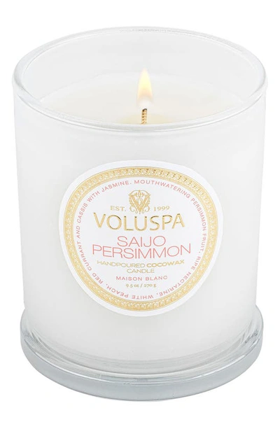Voluspa Saijo Persimmon Boxed Classic Candle In Saijo Persimmon