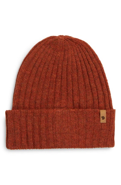 Fjall Raven Thin Byron Beanie In Autumn Leaf