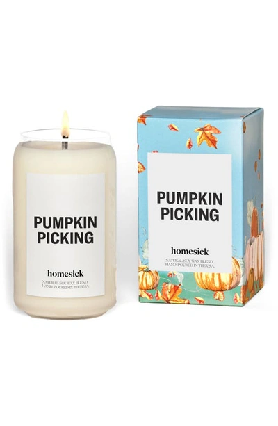 Shop Homesick Pumpkin Picking Candle In White