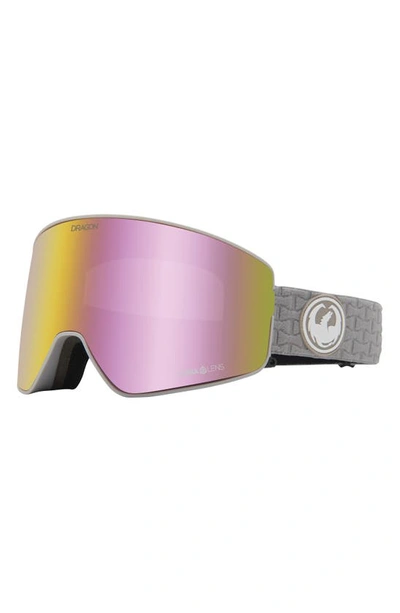Shop Dragon Pxv2 62mm Snow Goggles With Bonus Lens In Coolgrey Llpinkion