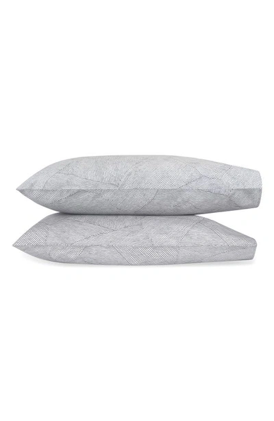 Shop Matouk Burnett Set Of 2 500 Thread Count Pillowcases In Nickel