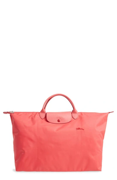 Shop Longchamp Le Pliage Club Tote In Pomegranate