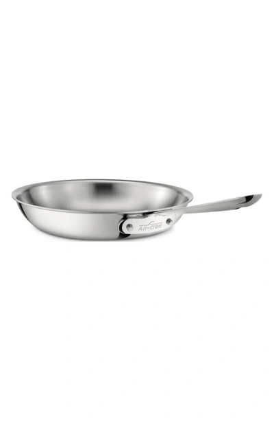 Shop All-clad D3 10-inch Stainless Steel Fry Pan In Silver