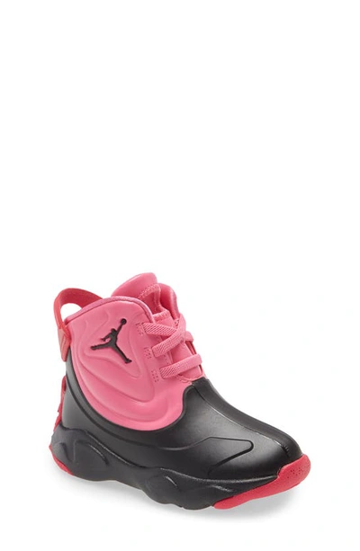 Shop Jordan Drip 23 Rain Boot In Pinksicle/ Black/ Pink/ Coral