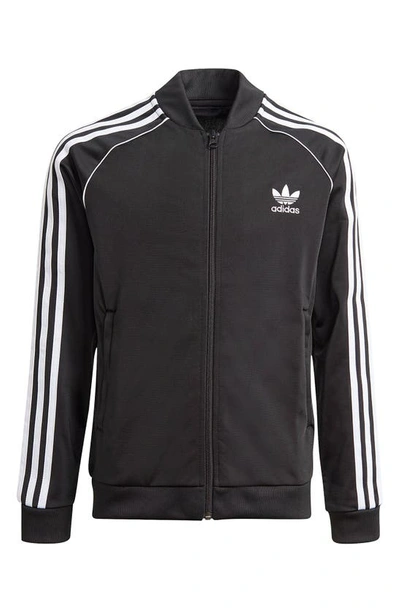 Shop Adidas Originals Adidas Kids' Adicolor Sst Track Jacket In Black/ White