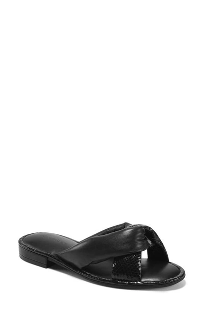 Shop Aerosoles Jordan Slide Sandal In Black Exotic
