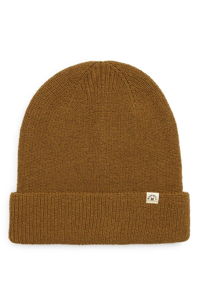 Shop Madewell Recycled Cotton Beanie In Weathered Olive
