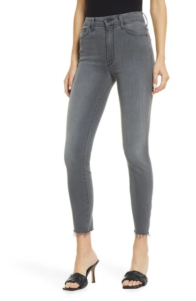Shop Mother The Looker Frayed Ankle Jeans In Dancing In The Moonlight