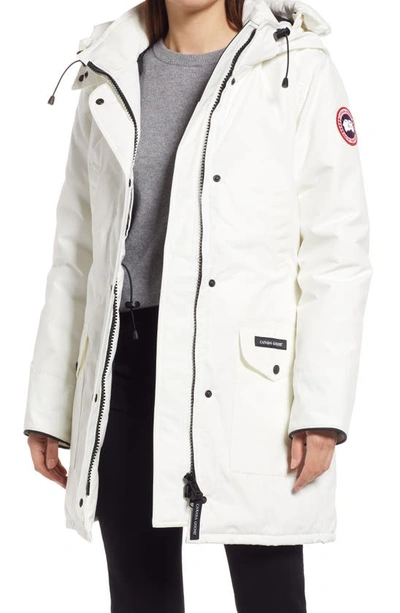 Shop Canada Goose Trillium Hooded Down Parka In North Star White