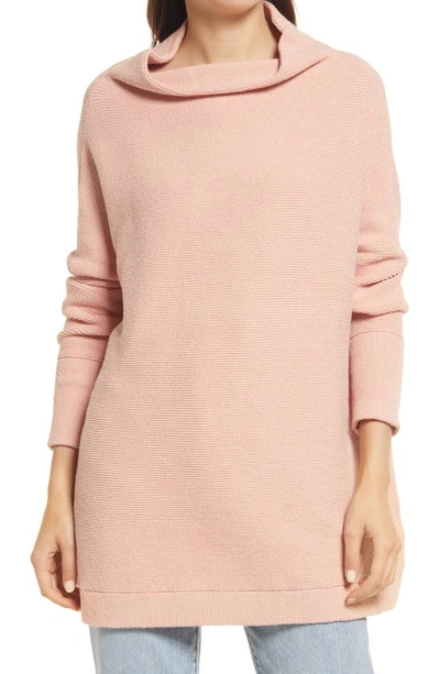 Shop Free People Ottoman Slouchy Tunic In Dusty Pink