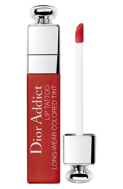 Shop Dior Addict Lip Tattoo Long-wearing Liquid Lip Stain In 661 Natural Red