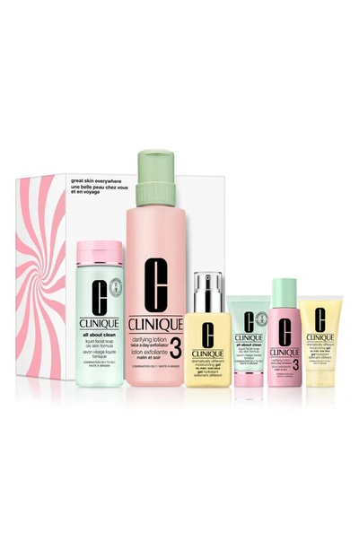 Shop Clinique Great Skin Everywhere Set For Combination Oily To Oily Skin Types Usd $96.50 Value