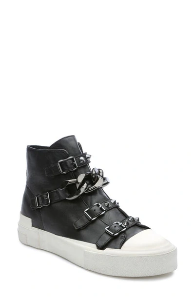 Ash Women's Galaxy Chain Studded High Top Sneakers In Black | ModeSens