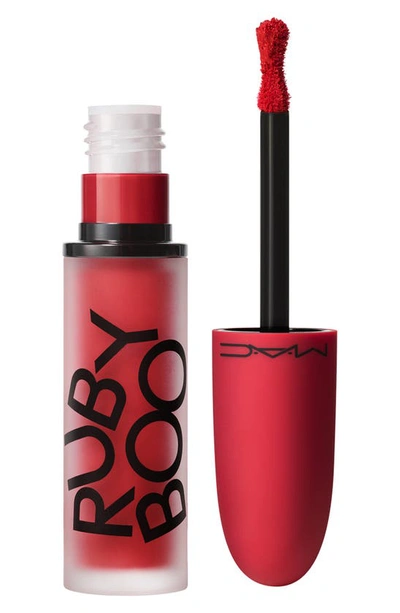 Shop Mac Cosmetics Mac Ruby Boo Powder Kiss Liquid Lip Color