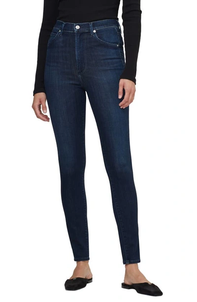 Shop Citizens Of Humanity Chrissy High Waist Skinny Jeans In De Nimes