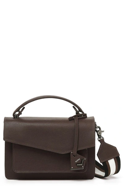 Shop Botkier Cobble Hill Leather Crossbody Bag In Chocolate