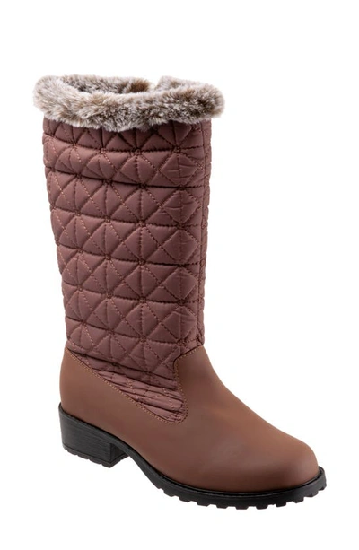 Shop Trotters Benji 2.0 Weather Resistant Boot In Brown Veg
