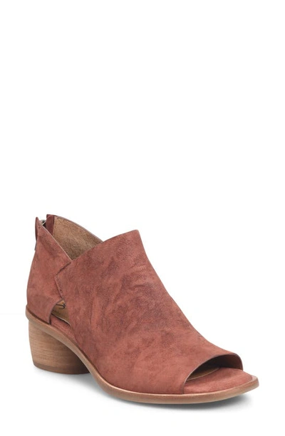 Shop Söfft Carleigh Peep Toe Bootie In Brick