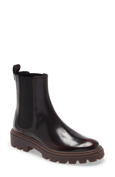 Shop Tod's Tods Chelsea Boot In Burgundy