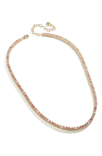 Shop Baublebar Bennet Statement Necklace In Pink