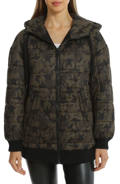 AVEC LES FILLES WATER RESISTANT BOX QUILT JACKET 69250