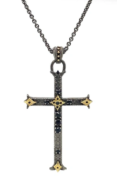 Shop Armenta Romero Crivellie Cross Pendant Necklace In Silver